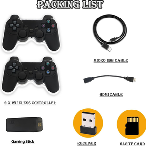 Game Stick™ | Consola Retro Inalámbrica.